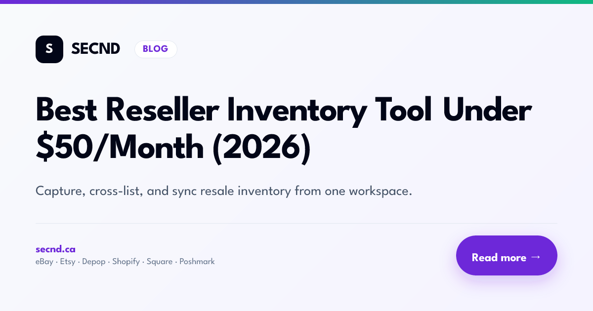 Best Reseller Inventory Tool Under $50/Month (2026)