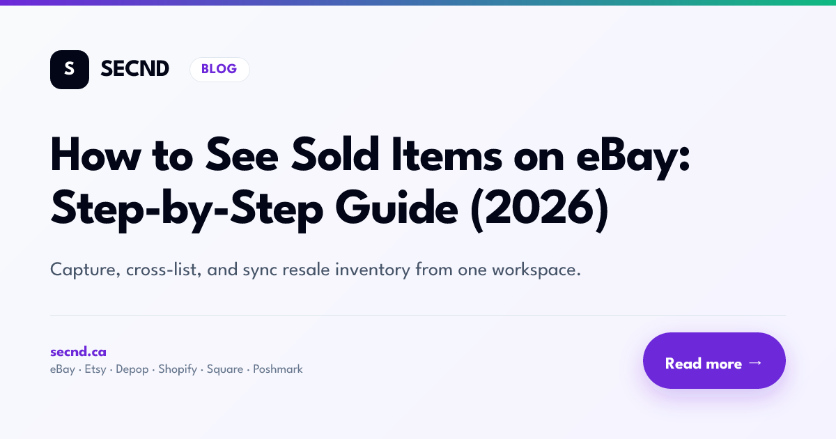 How to See Sold Items on eBay: Step-by-Step Guide (2026)